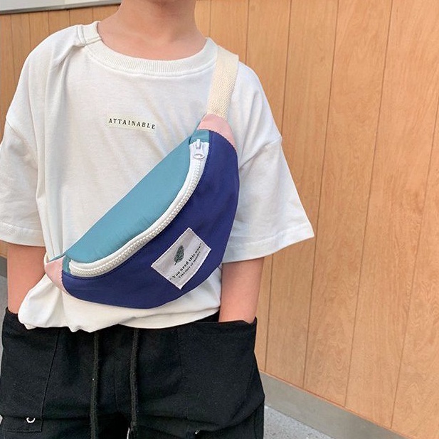 NAOMI - BANYAK MOTIF Osamu Waist Bag Kids Boy Girl Import Tas Anak Cute Korea Style - cross bag boy girl - sling bag anak laki laki imlek angpao sincia lolita hakachi