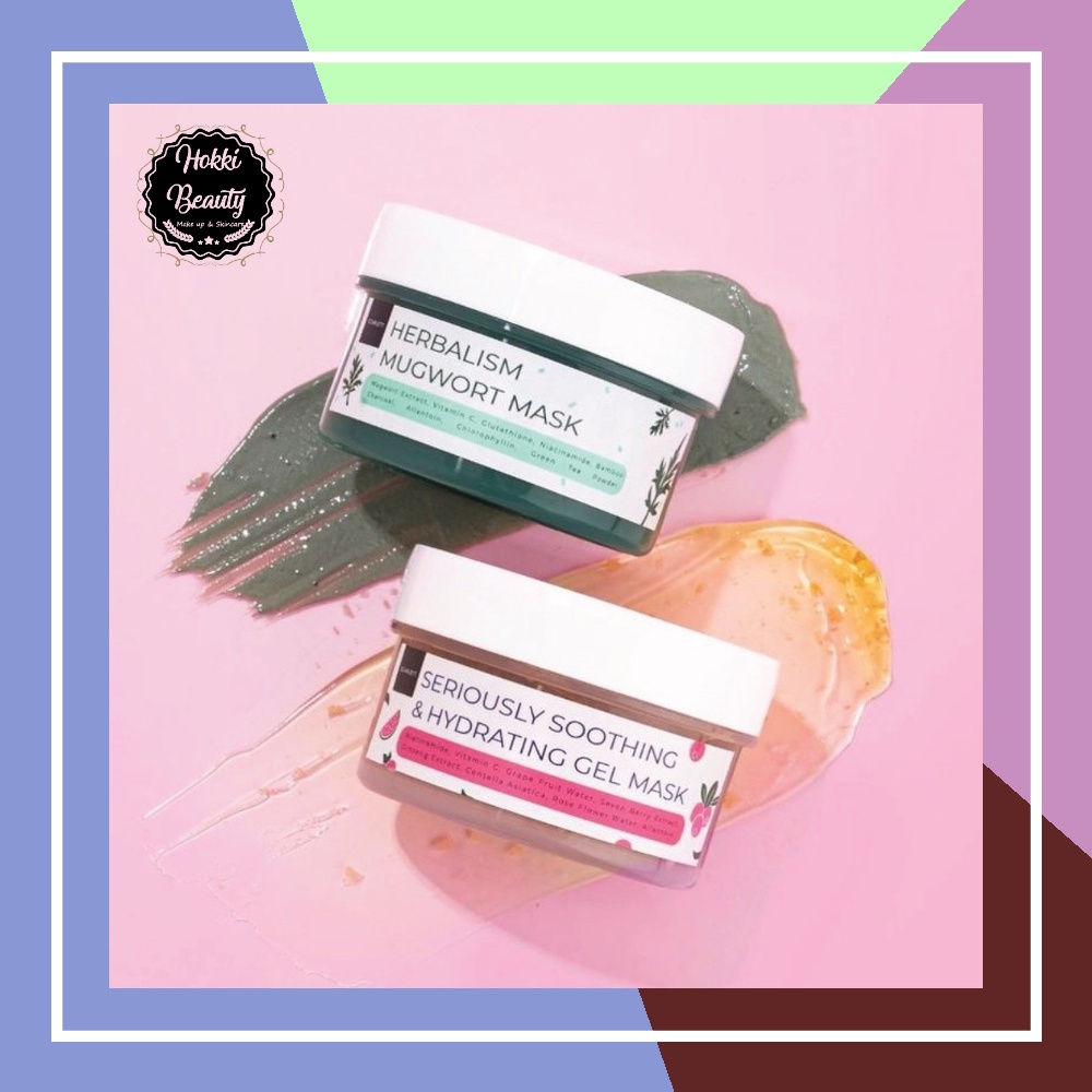 Scarlett Whitening Herbalism Mugwort Mask - Seriously Soothing &amp; Hydrating Gel Mask Be Happy and Pretty!