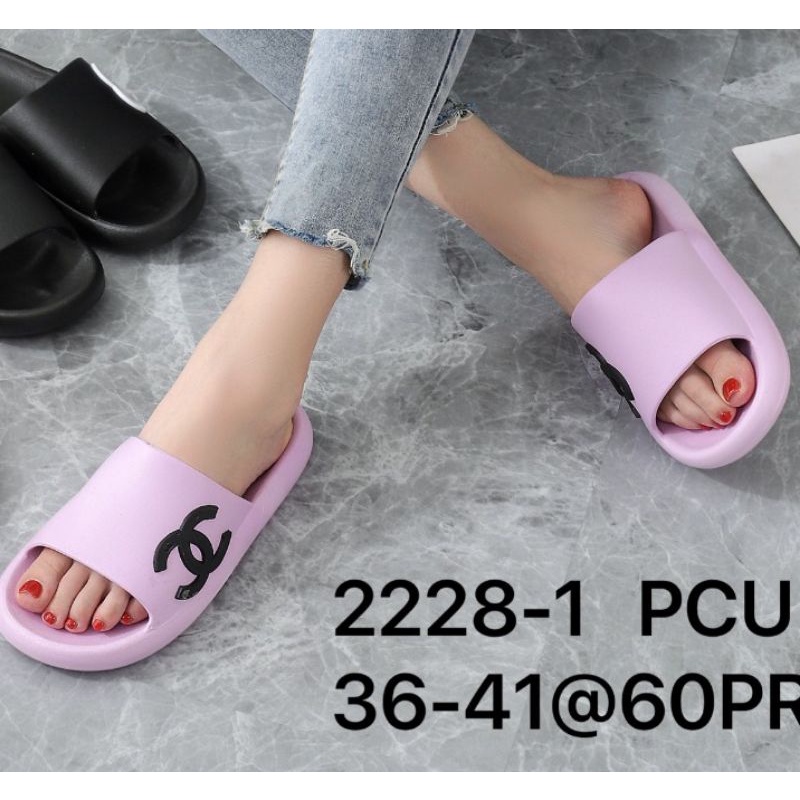 Sandal Selop Jelly Bapau Wanita Import Original Balance 2228-1 Karet EVA Sendal Slip On Rumah Empuk Umur 9 10 Dewasa