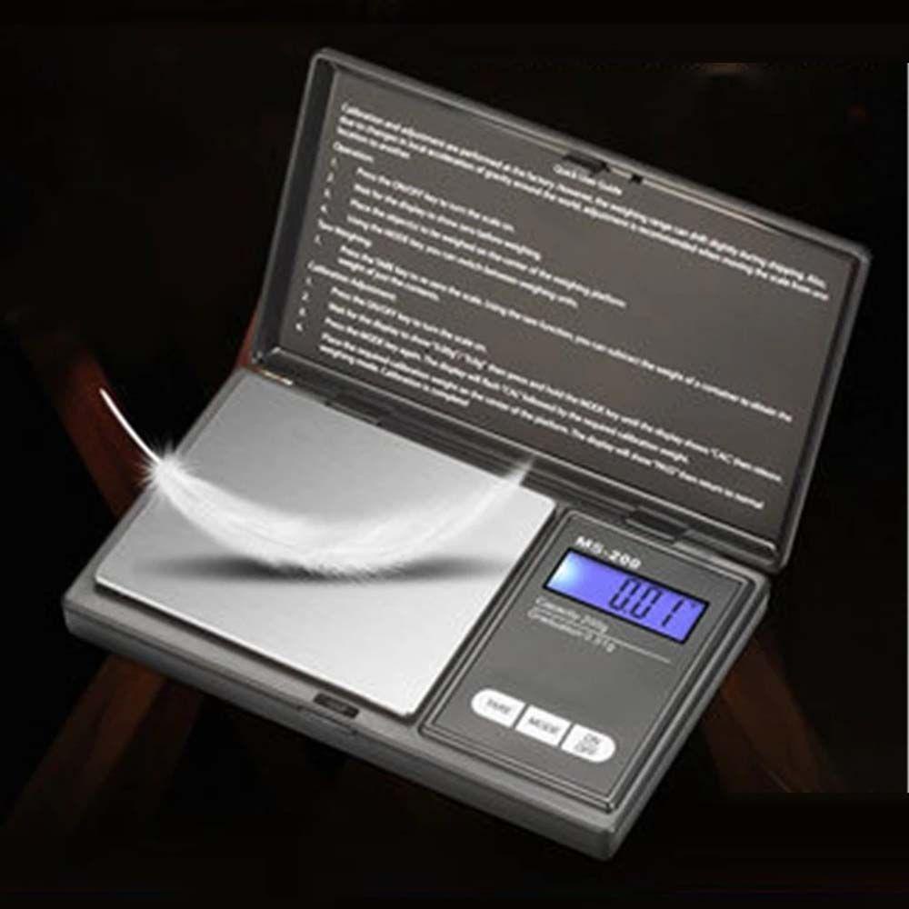 Solighter Electronic Scale Timbangan Berat Badan Display Digital Stainless Steel Pocket Scale