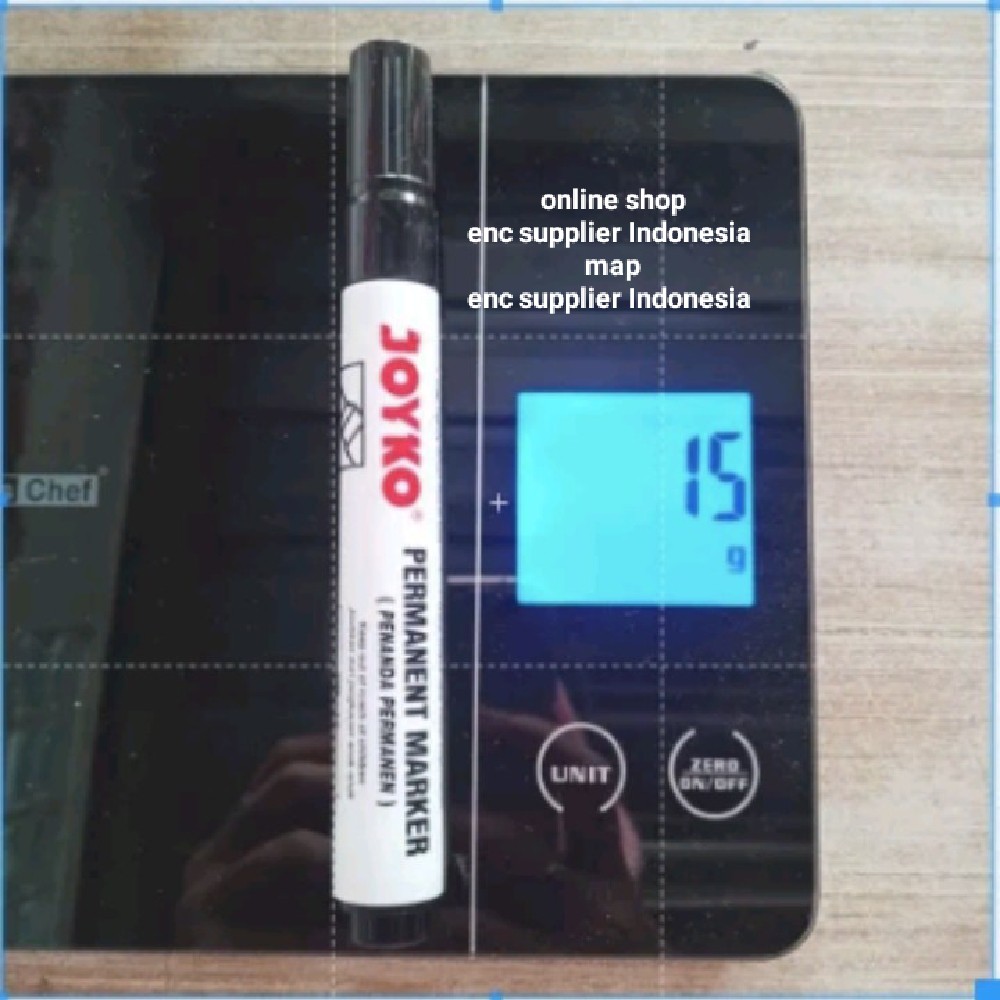 

kemasan BUBLEWARP 3 buah spidol permanent marker joyko PM-17 black pm17 pm 17 per 3 pcs - enc.sup