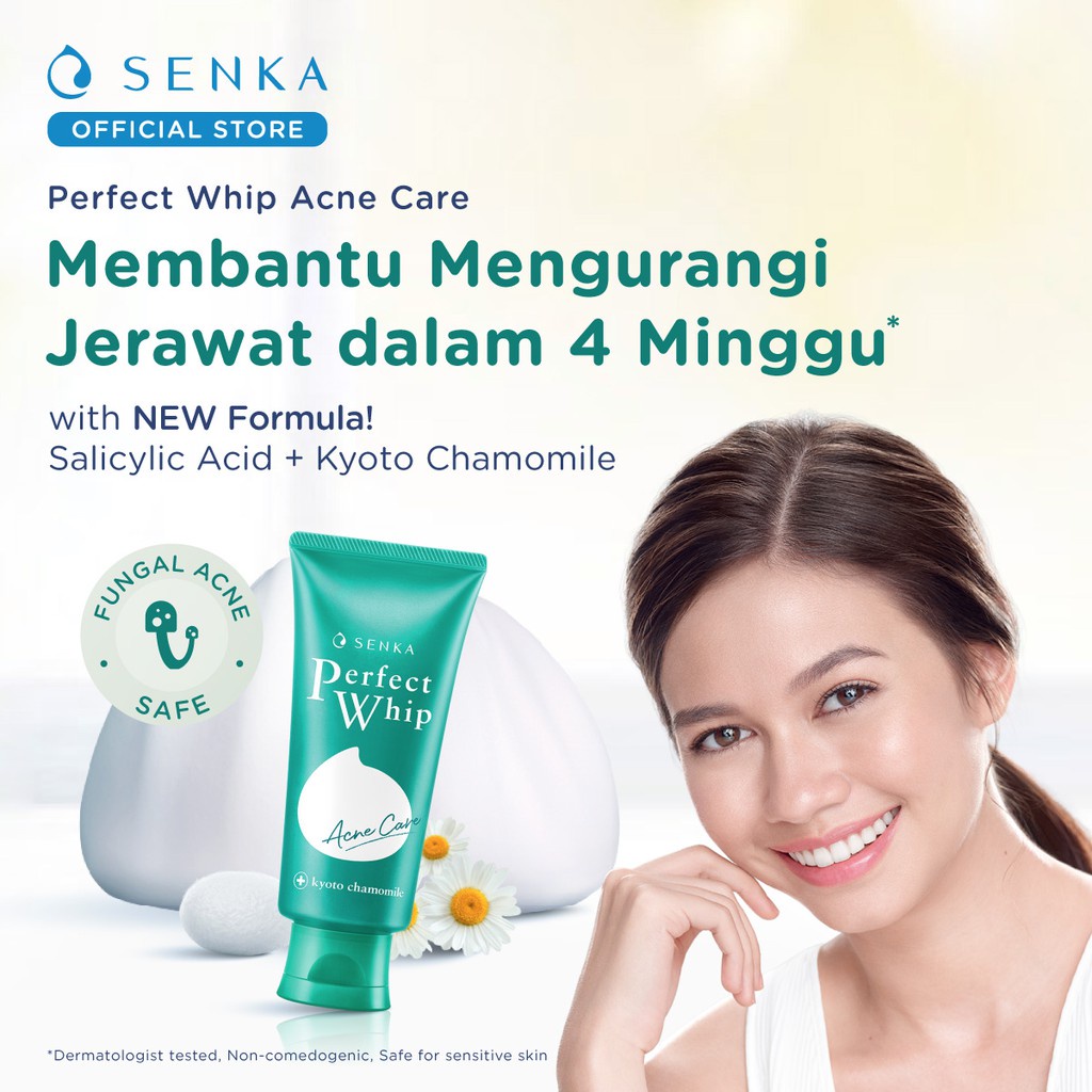 SENKA Perfect Whip Acne Care 50g [ Kulit Berjerawat ]