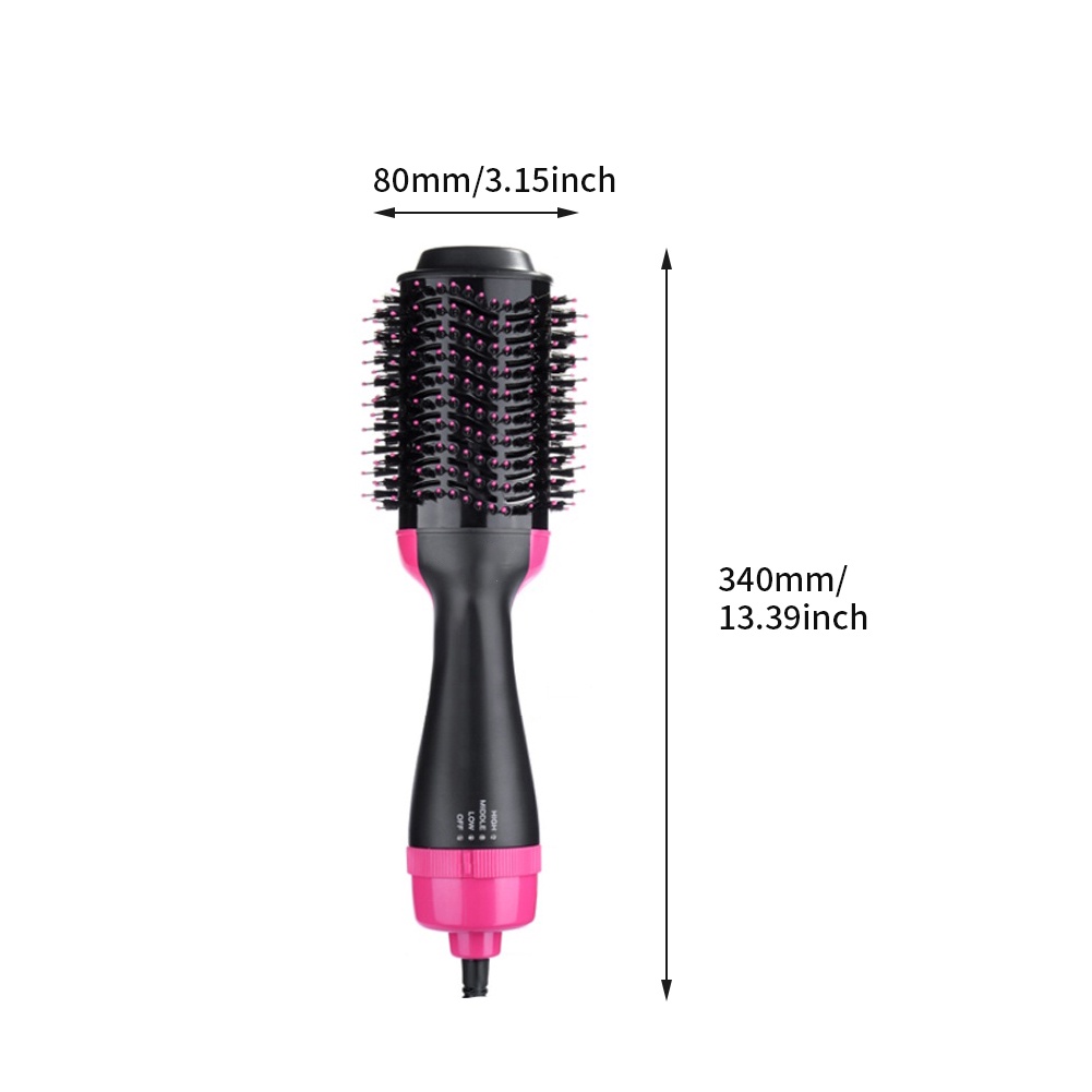 CINSEER 2 in 1 Satu Langkah Sikat Pengering Rambut dan Penata Rambut Penata Rambut Listrik Hot Air Salon Reduce Frizz 1000W