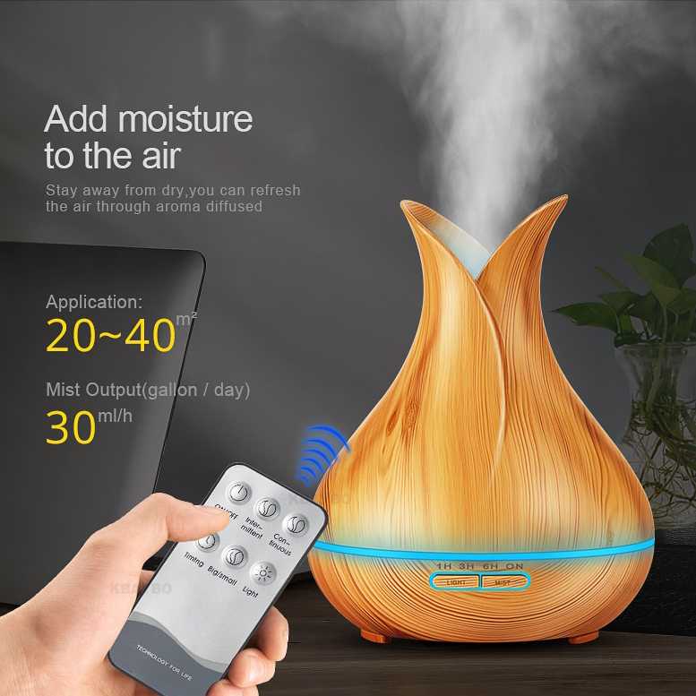 Taffware Air Humidifier Aromatherapy 400ml Remote Control HUMI H113YK