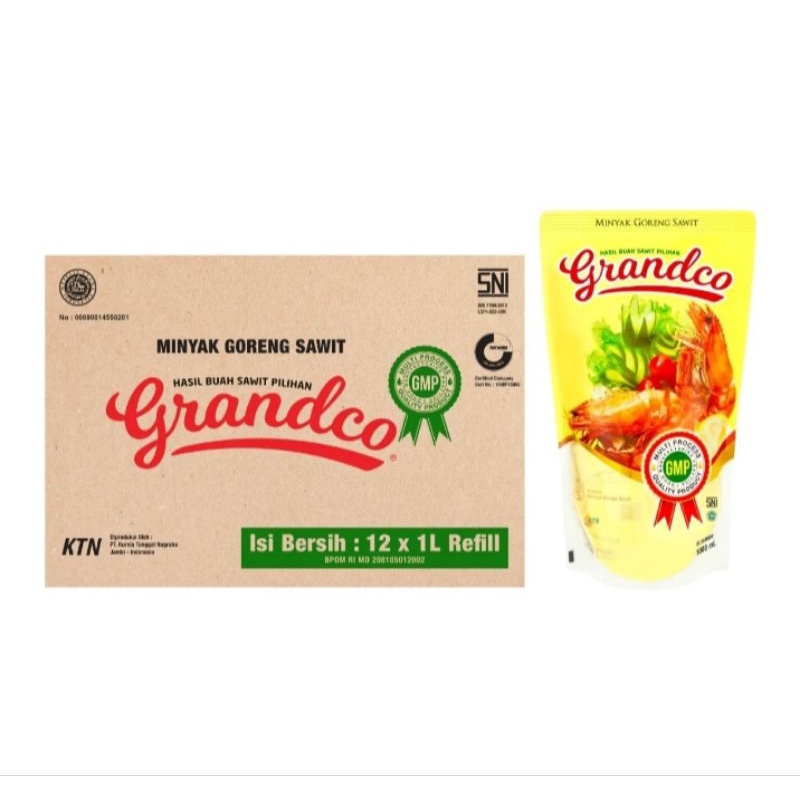 

MINYAK MURAH!! MEREK GRANDCO KEMASAN ISI ULANG 1LT