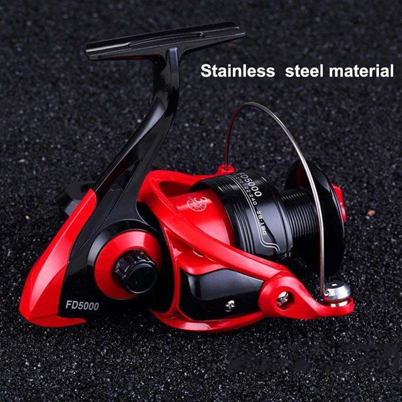 Reel Pancing LIEYUWANG FD3000 Reel Pancing Spinning 12+1 Ball Bearing 5.0:1 - Red