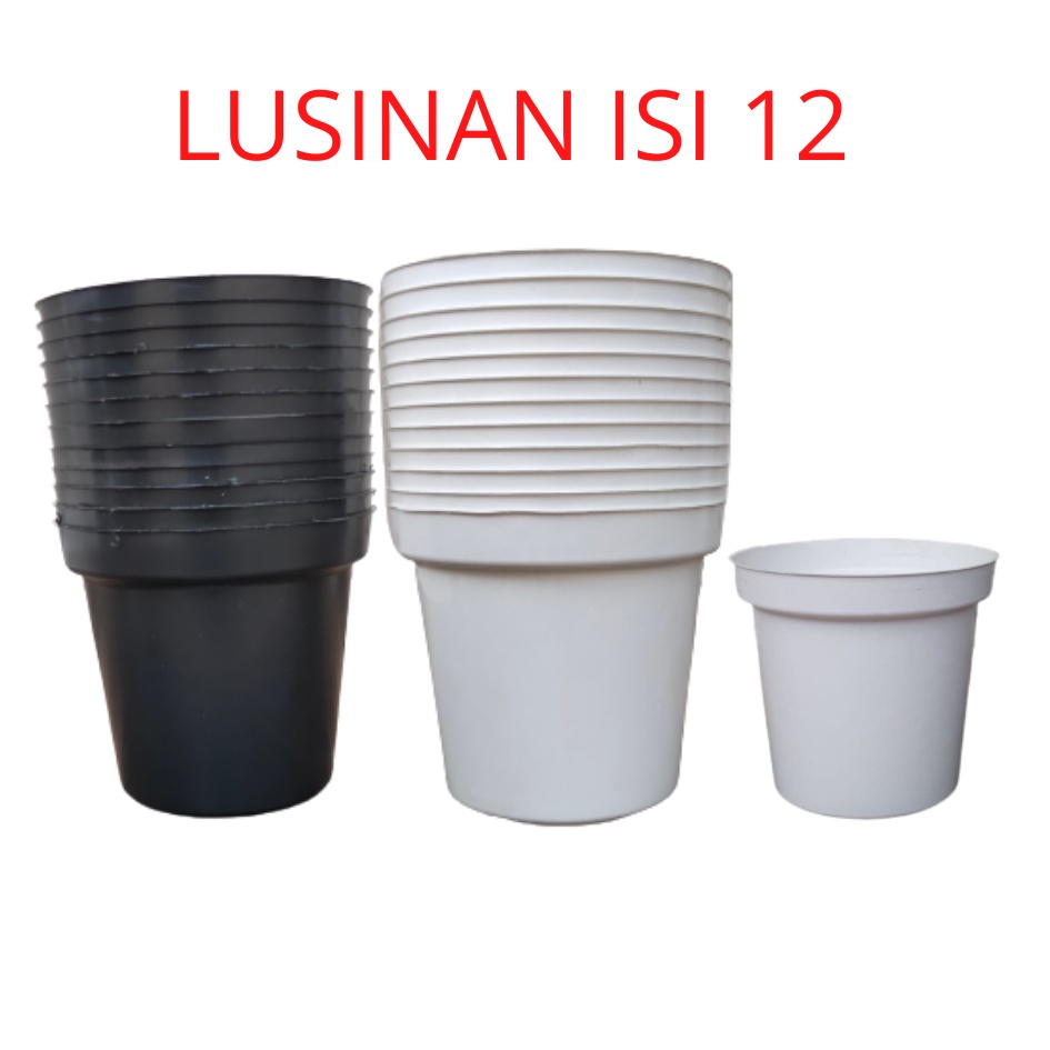 Lusinan Pot Tinggi 17A Putih Hitam Mirip Pot Usa Eiffel Effiel 20 25 Pot Tinggi Tirus 10 15 18 20  P