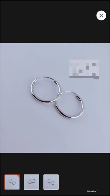 Anting kait suping silver