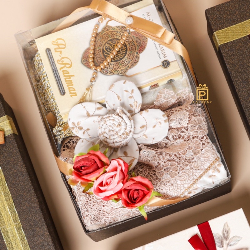 Paket Seserahan Pernikahan Komplit Alat Sholat Mukena Mahar