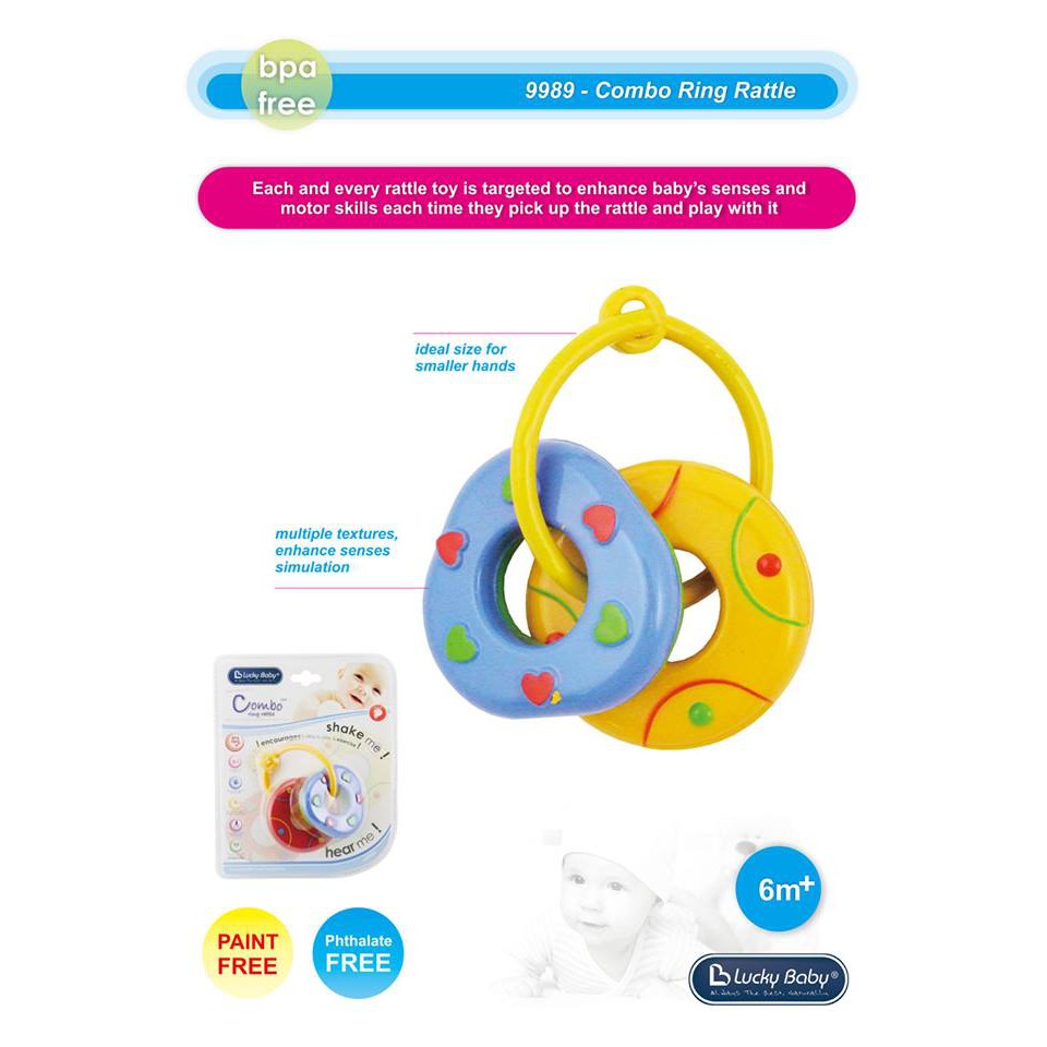 COMBO RING TEETHER LB  9989 ( GIGITAN BAYI )