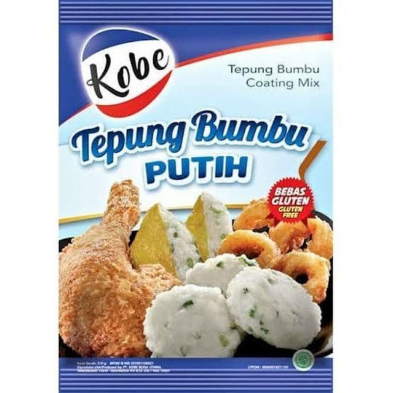 

Kobe tepung bumbu putih 70 gram