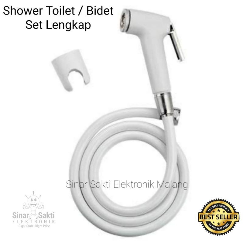 Toilet Shower Jet Bidet Kloset / Shower Cebok Kamar Mandi Set Closet