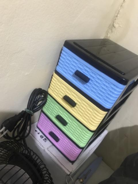 [hawaii] Container / Laci Plastik Mini 4 Susun
