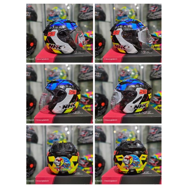 NHK R1 TITO RABAT HELM OPEN FACE SPILECIAL EDISI