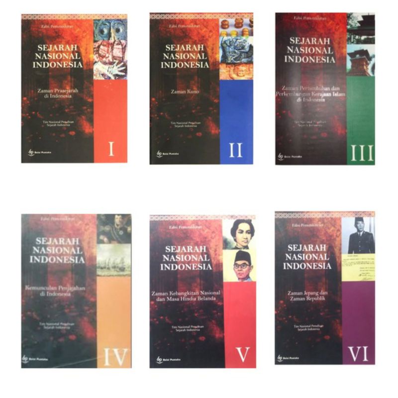 Buku Sejarah Nasional Indonesia Jilid 1-6