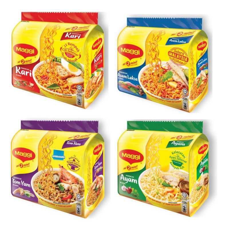 

Premium Instant Noodles | Mie Instan Rasa Kari | Maggi Curry by Maggi Malaysia | Mie Vegetarian