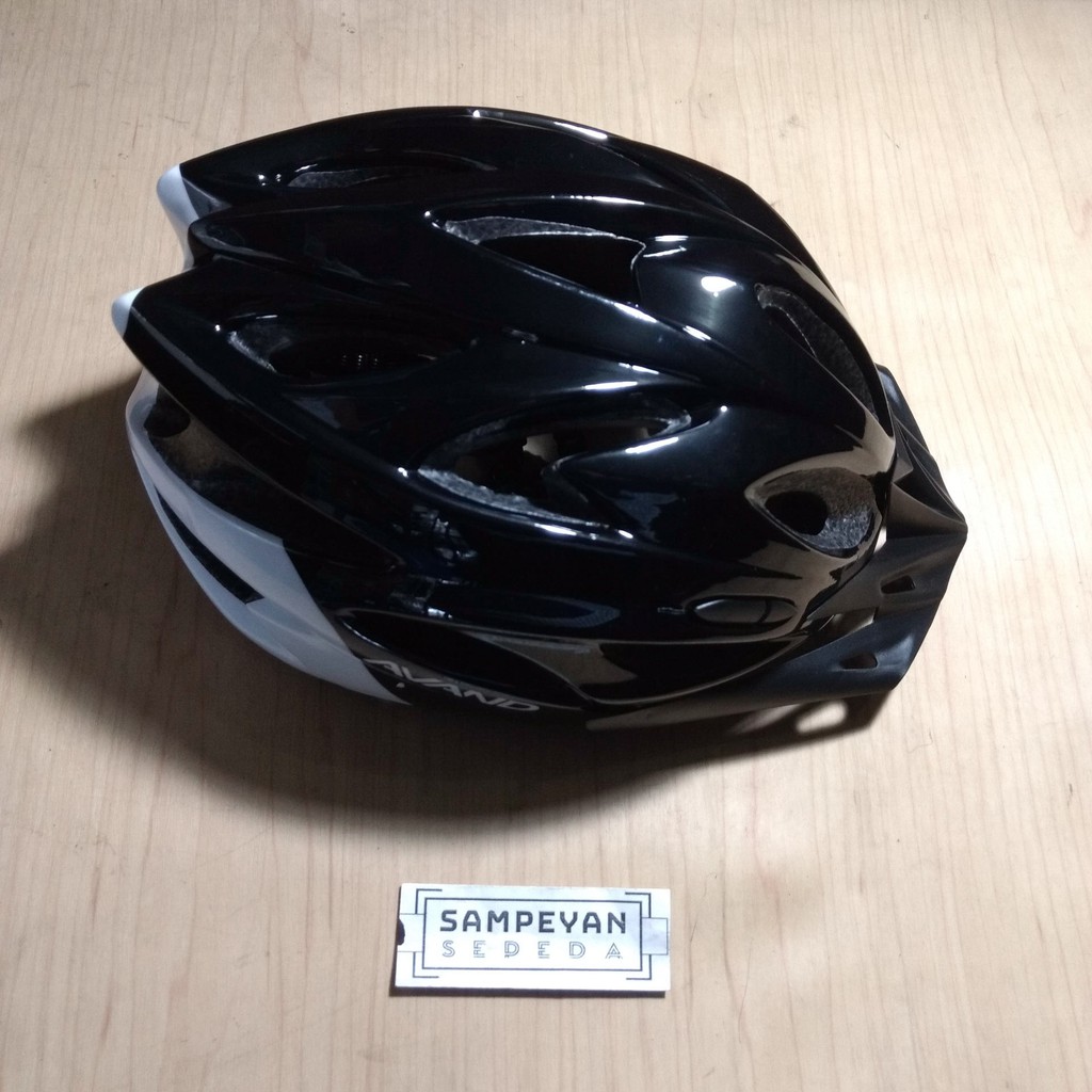  Helm  Sepeda  MTB Federal Avand 07A Hitam Putih Shopee  