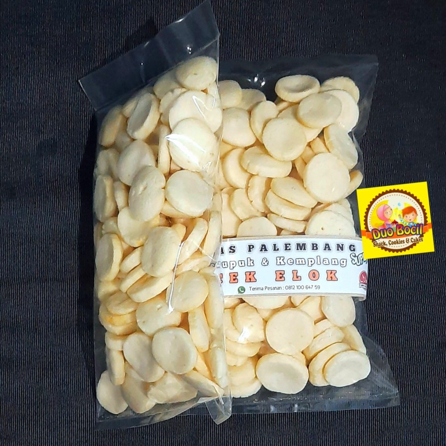 

Kerupuk Kemplang Ikan (3 Saudara) Tenggiri Super Asli Palembang 250 Gram - Duo Bocil Snack