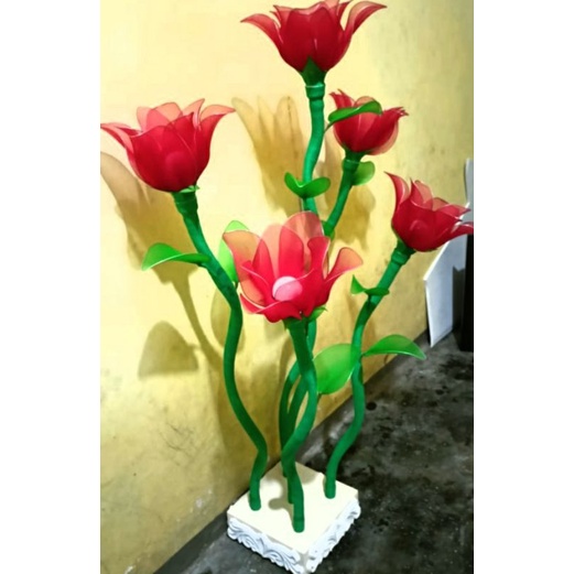 Lampu Standing Bunga Stoking / Kap Lampu Cup Lampu Hias Dekorasi Fariasi Warna