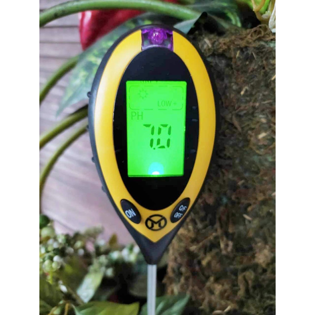 Mediatech Soil meter 4 in1 Soil Survey Instrument - pH Meter Tanah Digital - B19005