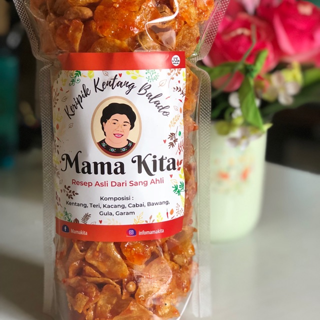 

Keripik kentang balado Mama Kita 300gr