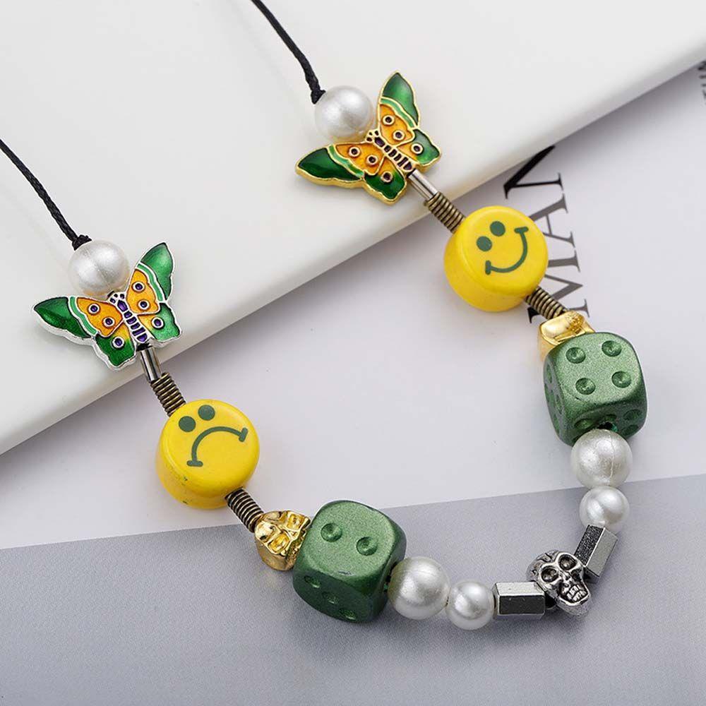 Mxbeauty Kalung Pria Fashion Keren Wanita Liontin Tengkorak Anti Karat Gaya Eropa Dan Amerika Kalung Korea