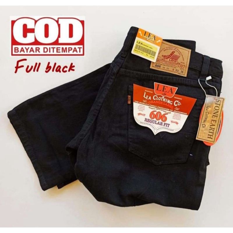 CELANA JEANS PRIA/CELANA LEA STANDAR/DENIM/REGULER/ORIGINAL/CELANA PANJANG PRIA/BASIC/27-38