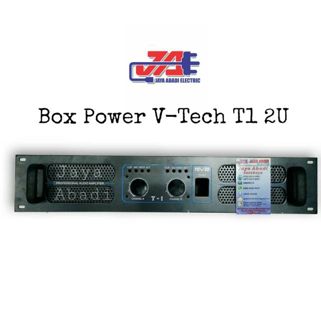 Box Power Amplifier V-TECH T1 2U