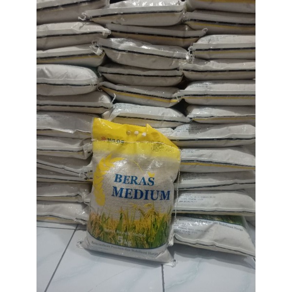 beras medium bulog 5kg