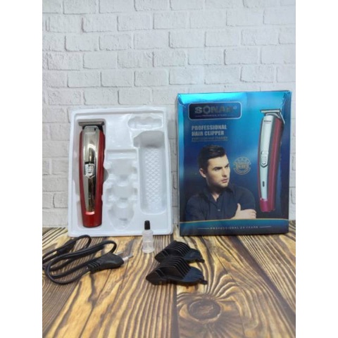 Promo Terbaru!!! Alat Cukur Rambur Professional Hair Clippers Sonar SN-6818/ Mesin cukur tanpa kabel mudah digunakan dan Berkualitas