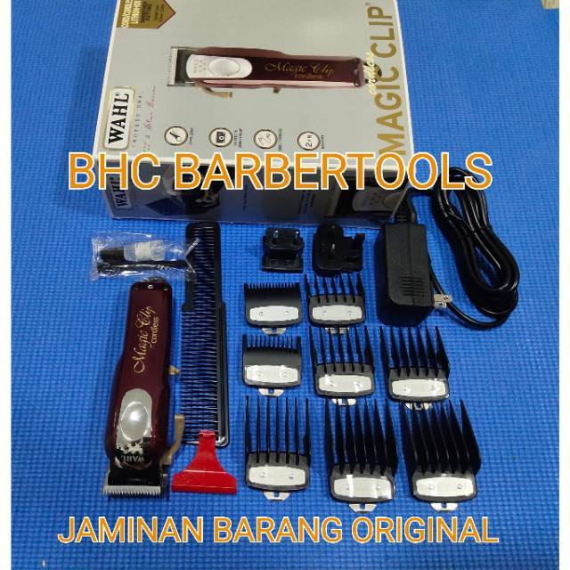 Clipper cordless magic clip magiclip tanpa kabel charger cas chas hair clipper Original