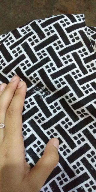 Batik Tunik Shibori Modern Kondangan Kekinian Kerja Kantor Seragaman Tunik Monochrome