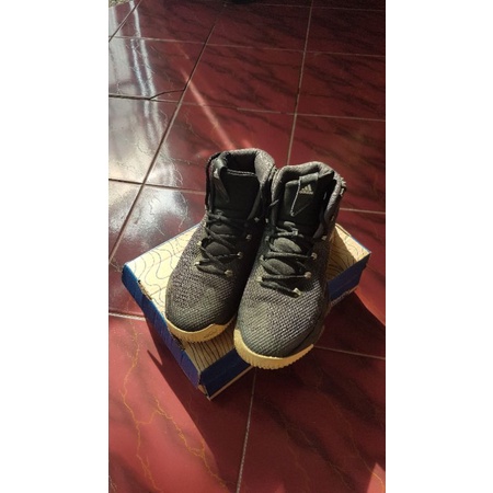 ADIDAS CRAZY HUSTLE ORI BLACK SEPATU BASKET PRELOVED