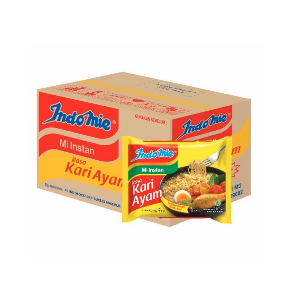 

Indomie Kari Ayam 1 Dus Isi 40 pcs