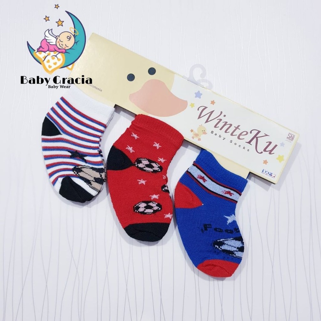 kaos kaki bayi motif lucu dan keren murah isi 3 pasang