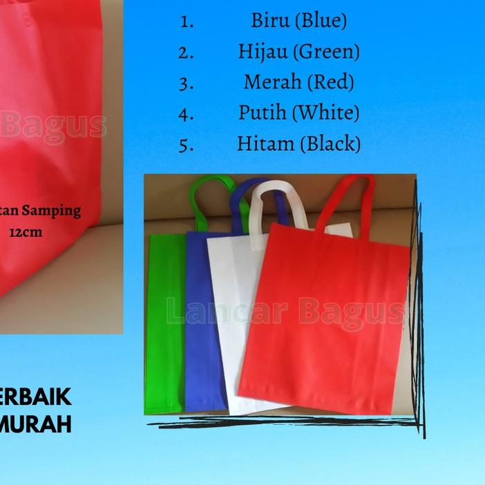

❄ Tas Spunbond Goodie Bag Non Woven 38x45x10cm ⅎ