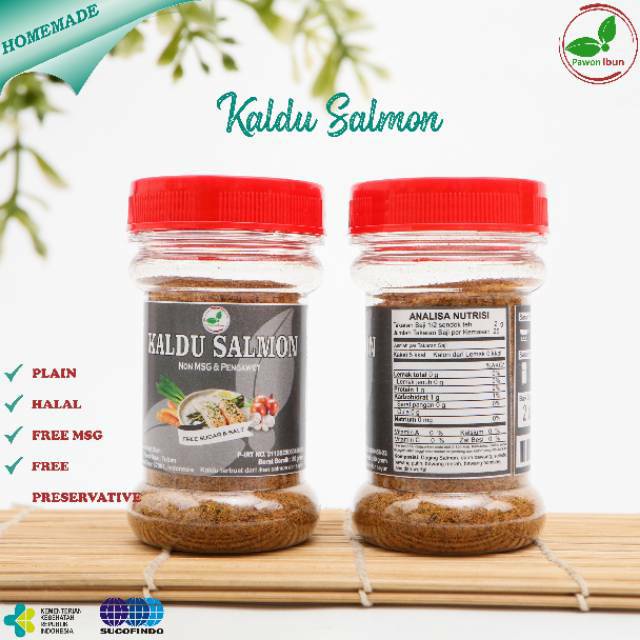 TIDAK BISA COD - Pawon Ibun Kaldu Salmon 50gr