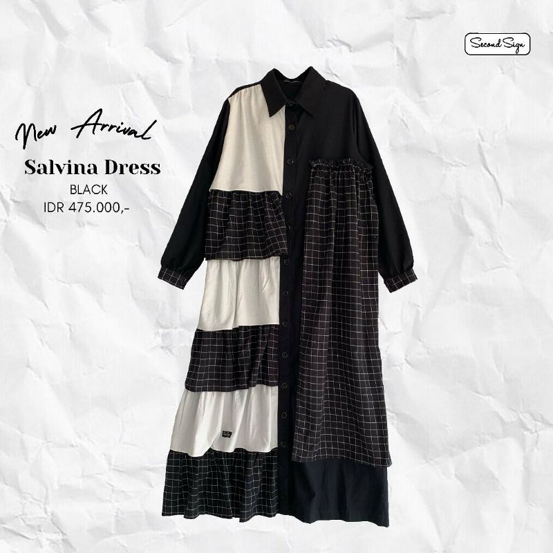 Second sign - SLAVINA DRESS BLACK