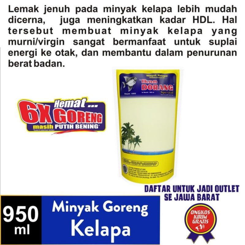 

Minyak Goreng Kelapa(950ml)