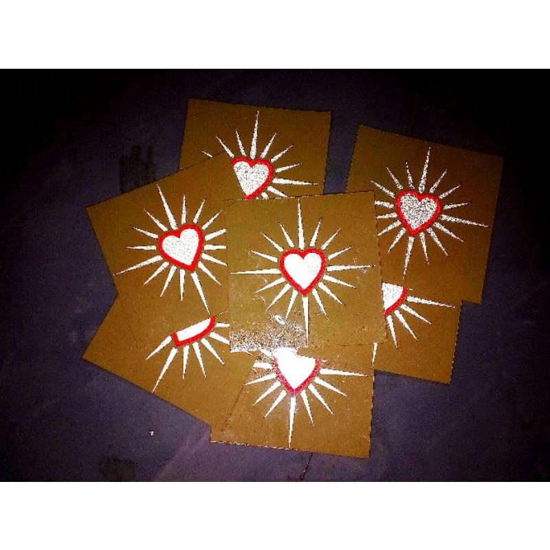 

sticker psht hati bersinar(100pcs)
