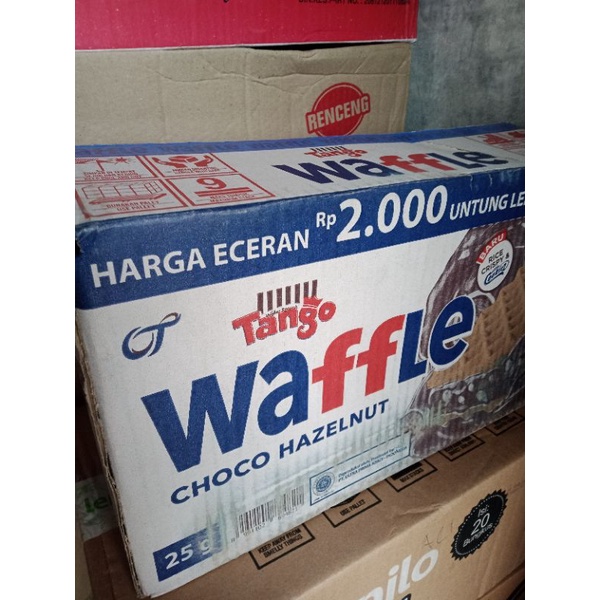 

Tango Waffle Coco Hazelnut 1 dus 6 Box x 12 Pcs x 25gr