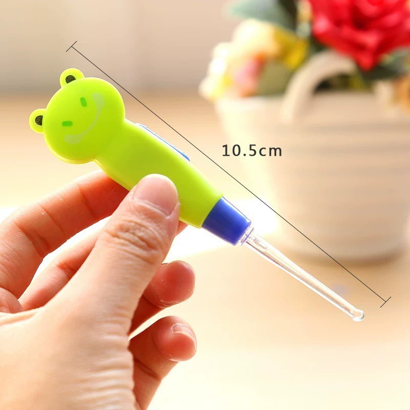 Earpick LED Karakter Cartoon Lucu Cute Animal Korek Kuping Karakter LED Pembersih telinga MURAH