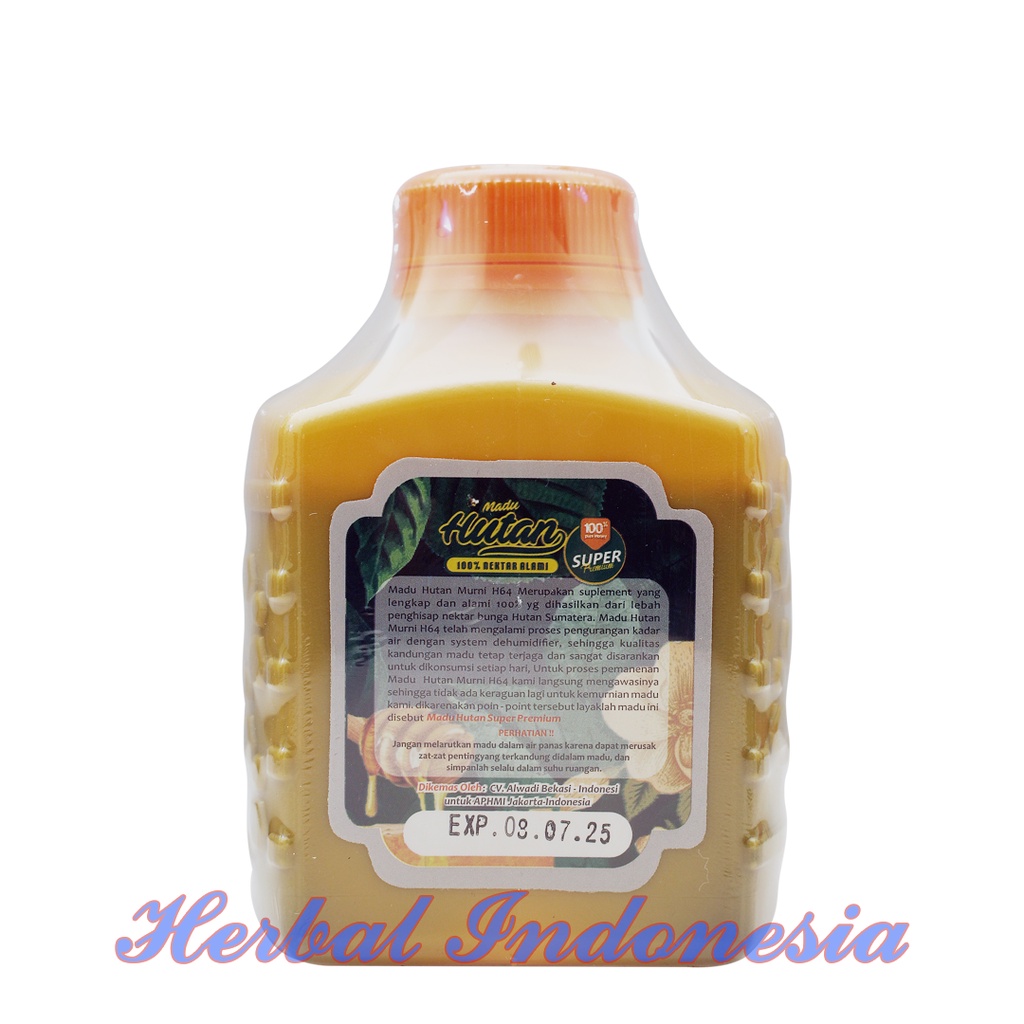 Madu Hutan Super H64 500gr | 100% Nektar Alami | Madu Super Premium