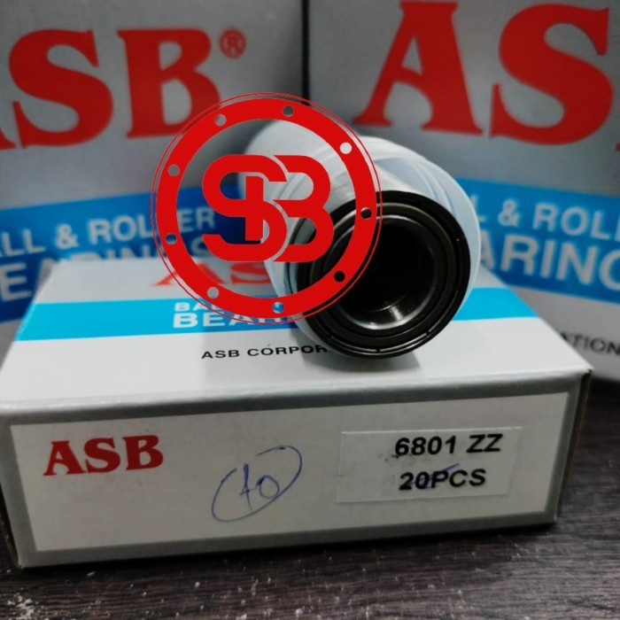 Bearing / Laker / Laher / Laker / Laher 6801 ZZ ASB