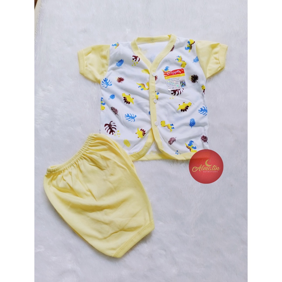 Baju Anak / Setelan Bayi Baju Anak Baju Bayi Unisex Setelan Pendek Bayi Kancing Depan