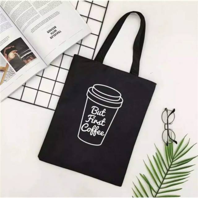 COFFE Totebag TAS BAHU TAS LUCU