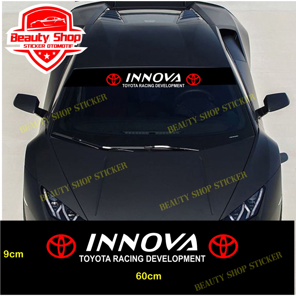 STICKER MOBIL TOYOTA INNOVA STIKER KACA DEPAN/BELAKANG MOBIL INNOVA