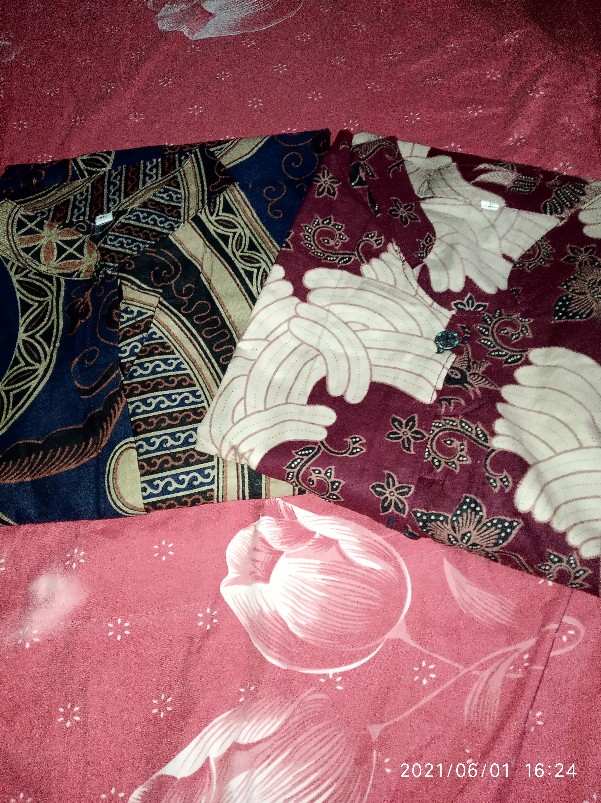 Batik Wanita Asj Sa Hrb026 Kenongo Kemeja Tosca Pendek