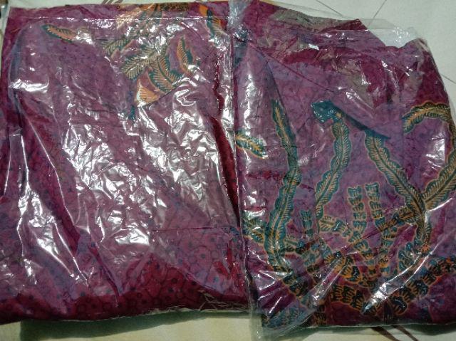 Batik Couple Keluarga Sania Ruffle Ori Ndoro Jowi Dnt  Couple Batik Termurah Di Shopee