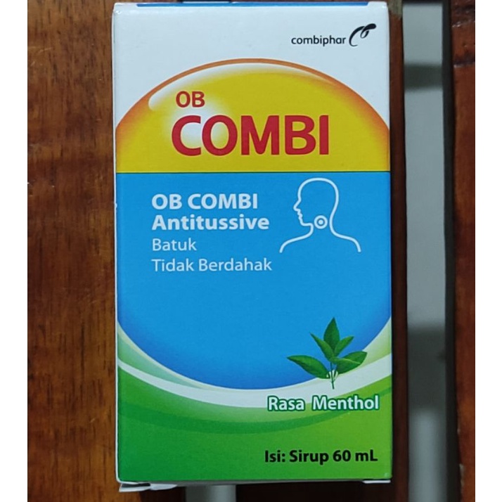 Ob Combi Antitussive 60 ML / Tidak Berdahak / Rasa Menthol / Meredakan Batuk Kering